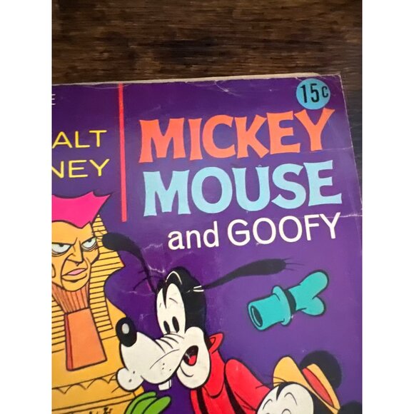 Whitman Walt Disney Mickey Mouse Comic #136 Vintage 1972 Purple Cover Boarded - Picture 3 of 6